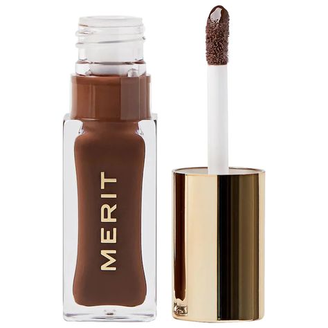 Merit Shade Slick Vegan Tinted Lip Oil | Sephora Summer 2023 Makeup, 2023 Makeup Trends, 2023 Makeup, Tinted Lip Oil, Makeup Sephora, Makeup List, Brown Lipstick, Ethereal Makeup, Dope Makeup