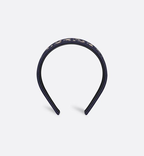 Dior Oblique Dior Band Headband Navy Blue Embroidery | DIOR Navy Blue Embroidery, Blue Dior, Dior Oblique, Tuxedo Pants, Maria Grazia Chiuri, Maria Grazia, Blue Embroidery, Cardigan Shirt, Gift Newborn