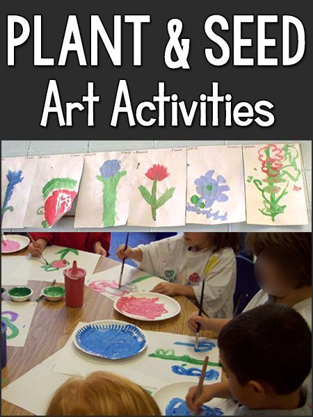 PreKinders has some awesome activities for your next plant theme art class! Everything from flower pot art, to flower drawings, to seed necklaces and more! Save this for future reference for your plant theme or spring/summer time. Garden Theme Activities, Seeds Activities, Seed Mosaic, Art Activities For Preschool, Seeds Art, Seed Science, Nature Camp, Classroom Decor Middle, Fun Learning Activities