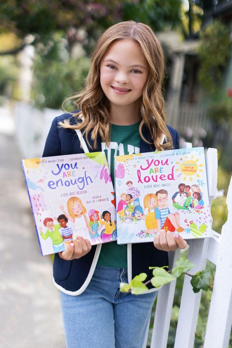 You Are Enough & You Are Loved, inspired by actress and advocate Sofia Sanchez, written by Margaret O'Hair & illustrated by Sofia Cardoso Books For Beginning Readers, Sofia Sanchez, You Are Loved, Half Blood, You Are Enough, Camp Half Blood, Written By, Sofia, Brave