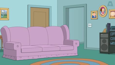 #Background #ZoomBackground #VideoMeeting #Wallpaper #Interior #FOXTV #Television #Animation #Couch #LivingRoom #Stewie #FamilyGuy Guy Living Room, Cartoon Houses, Zoom Wallpaper, This Is Fine Meme, Messy Bedroom, Cartoon House, Guy Style, Disney Pixar Up, Fox Tv