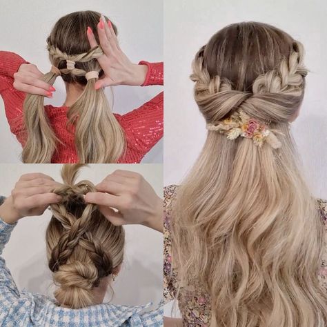 Boho Wedding Hairstyle Ideas ! 💇‍♀️💕💒 | hairstyle | Boho Wedding Hairstyle Ideas ! 💇‍♀️💕💒 | By Simple Mommy Hairstyles, Wedding Hairstyle Ideas, Boho Wedding Hair, Hair Therapy, Peinados Recogidos, Wedding Hairstyle, Quick Hairstyles, Party Hairstyles, Hair Dos