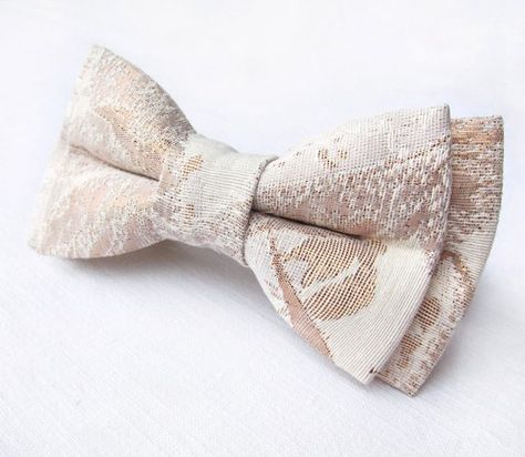 Rose Gold Bow Tie, Wedding Groomsmen Gifts, Rose Gold Wedding Accessories, Gold Bow Tie, Groom Bowtie, Gifts For Hubby, Groom Ties, Wedding Gifts For Groomsmen, Wedding Ring For Her