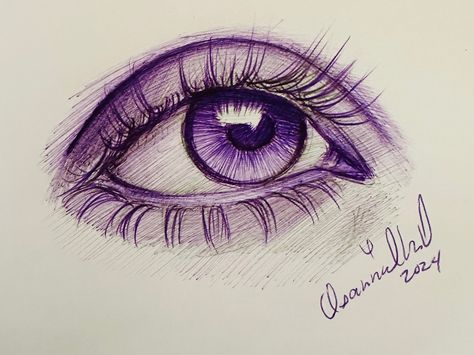 ✨ Daily Eye Drawing✨ Purple Pen 💜✍🏼 #osannachil #eyedrawing #art #dailyart #osannachilart #drawingchallenge #drawing #pendrawing #drawing #pens #osannachil2024 #inkart #dailyart #artprogress #colorfulart #drawing #ArtisticProcess #drawingchallenge #dailyartchallenge #ArtisticJourney #purpleart #purple #dailyart Purple Pen Drawing, Pendrawing Drawing, Drawing Purple, Purple Pen, Drawing Pens, Drawing Challenge, Eye Drawing, Pen Drawing, Ink Art