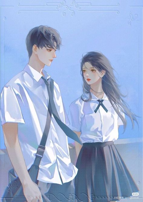 Anime Korea, 사진 촬영 포즈, Love Animation Wallpaper, Manga Couple, Romantic Anime Couples, Cute Couple Drawings, Couple Illustration, Cute Couple Wallpaper, Cute Couple Cartoon