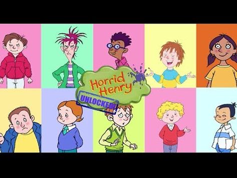 Calling all Horrid Henry fans! Want to know everything you possibly can about the world of Horrid? Then join the Purple Hand Gang every Sunday for a Sitdown Sunday story and an exclusive chat about the week with Sean, Lizzie AND Horrid Henry himself. Purple Hand Gang, Horrid Henry, Trio Halloween Costumes, Old M, Purple Hands, Nick Jr, Old Tv Shows, Teen Titans Go, Old Cartoons