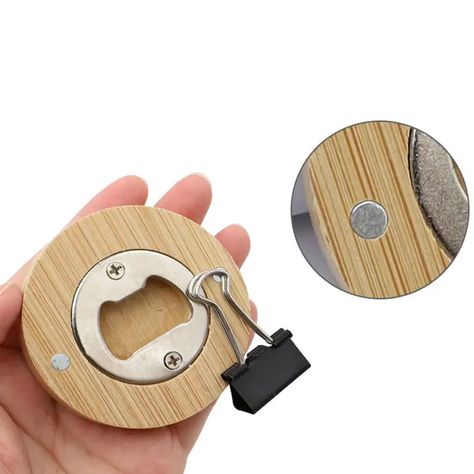 2/3Pcs Fridge Magnet Bottle Opener Wooden Magnetic Bottle Opener Party Favor Wedding Gift Souvenir For Guest - AliExpress Diy Bamboo, Magnetic Bottle Opener, Beer Bottle Opener, Computer Case, Wedding Party Favors, Wood Coasters, Fridge Magnet, Birthday Gifts For Women, Wooden Diy