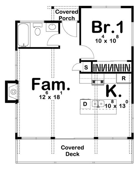 black_diamond_1st Cabin Plan, Pod House, Garage Apartment Plans, Cottage Floor Plans, Cozy Family Rooms, A Small House, Modern Mountain Home, Small House Floor Plans, Monster House Plans