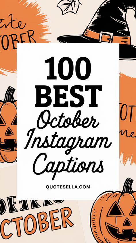 October Instagram Captions Captions For Fall Pictures, Fall Instagram Captions With Friends, Fall Instagram Captions Pumpkins, Cute Fall Captions For Instagram, October Ig Captions, October Photo Dump Captions, Spooky Season Captions, Pumpkin Captions Instagram, Fall Photo Captions