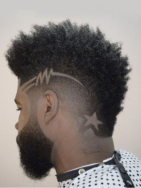 25 Awesome Hair Designs for Men in 2021 - The Trend Spotter Hair Tattoo Designs, Haircut Designs For Men, Hair Designs For Men, Cool Hair Designs, Shaved Hair Designs, Black Men Haircuts, Cool Mens Haircuts, Faded Hair, Mohawk Hairstyles