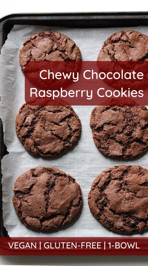 Vegan Gf Cookies Recipes, Vegan Raspberry Cookies, Aip Sweets, Chocolate Raspberry Cookies, Healthy Vegan Cookies, Dessert Gluten Free, Paleo Christmas, Easy Vegan Cookies, Vegan Bars