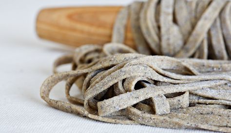 Pizzoccheri (Italian Buckwheat Pasta) - Foundation Recipes | Anson Mills - Artisan Mill Goods Buckwheat Pasta, Healthy Cleanse, Buckwheat Recipes, Organic Bread, Buckwheat Noodles, Buckwheat Flour, Pasta Machine, Fresh Pasta, Homemade Pasta