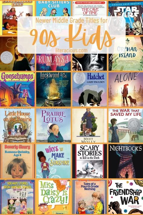 Newer Middle Grade Titles for 90s Kids Story Books For Toddlers, Easy Chapter Books, High School Books, Scary Stories To Tell, Middle Grade Books, Little Library, Childhood Books, Middle Grades, Kids Story Books