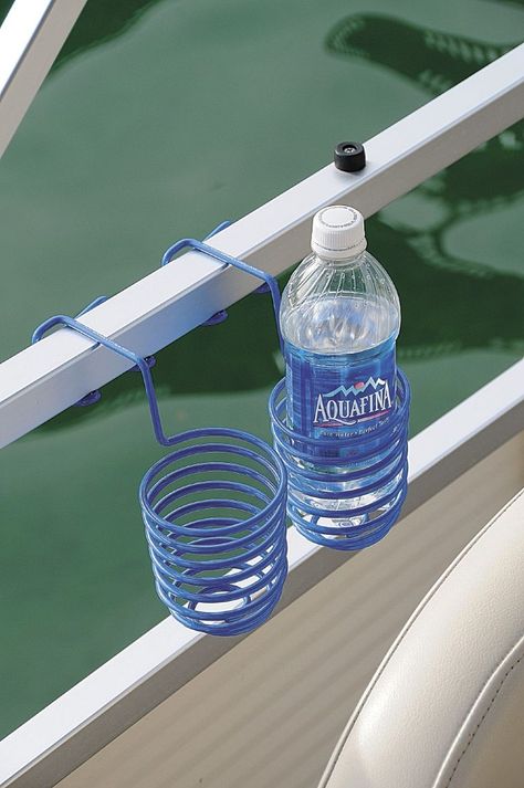 Party Pontoon, Pontoon Ideas, Boat Organization, Boat Cup Holders, Pontoon Boat Accessories, Pontoon Accessories, Boat Days, Boat Interior Design, Boating Tips