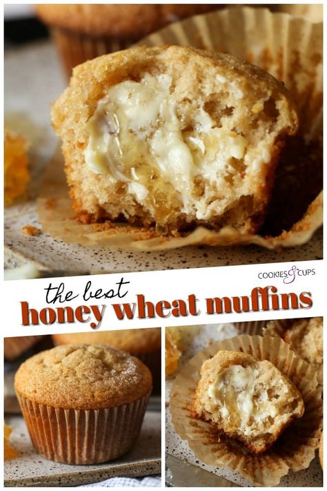 Whole Wheat Flour Muffin Recipes, Honey Wheat Muffins, Vegan Whole Wheat Muffins, Wheat Flour Muffin Recipes, Honey Muffins Healthy, Whole Wheat Cupcakes, Wheat Flour Dessert Recipes, Whole Wheat Muffins Healthy, Whole Wheat Recipes Baking