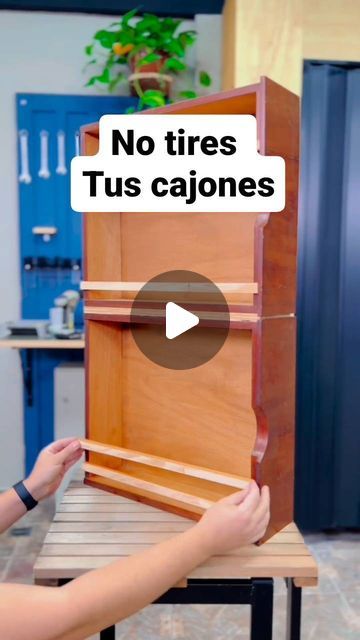 Ideas Con Madera, Reciclados Ideas, Organisation Hacks, Ideas Hogar, Furniture Repair, January 27, Drawer Slides, Ikea Hack, الرسومات اللطيفة