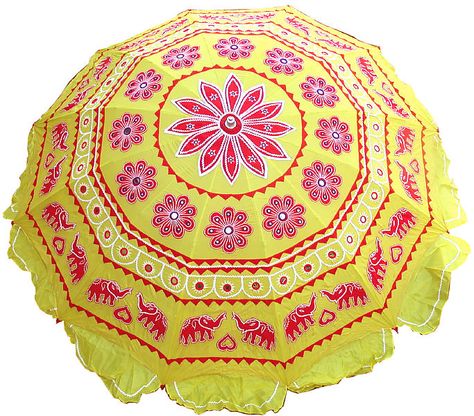 Pipli applique, orissa india Pipli Applique Work, Pipli Art, Odissi Dance, Decorative Umbrella, Bollywood Theme, Indian Beadwork, Native American Beadwork Patterns, Holi Colors, Japanese Umbrella