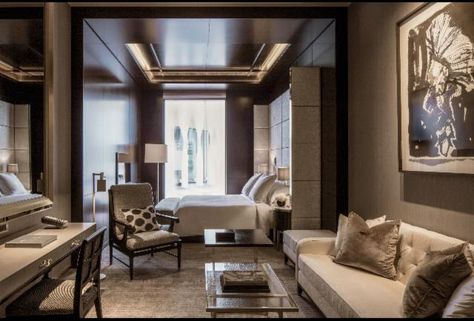 New Luxury London Hotels To Check Into In 2017 Hotel Room Interior, Executive Room, Luxury Hotel Room, Hotel Room Design, Room Upgrade, Design Hotel, London Hotels, Bedroom Hotel, Hotel Interior