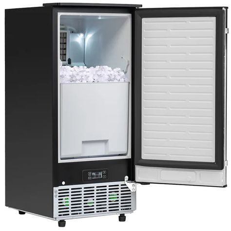 Deco Chef 80 Lb. lb. Daily Production Cube Ice Built-In Ice Maker Under Counter Ice Maker, Counter Ice Maker, Commercial Ice Maker, Ice Makers, Ice Maker Machine, Portable Ice Maker, Ice Scoop, Clear Ice, Counter Design