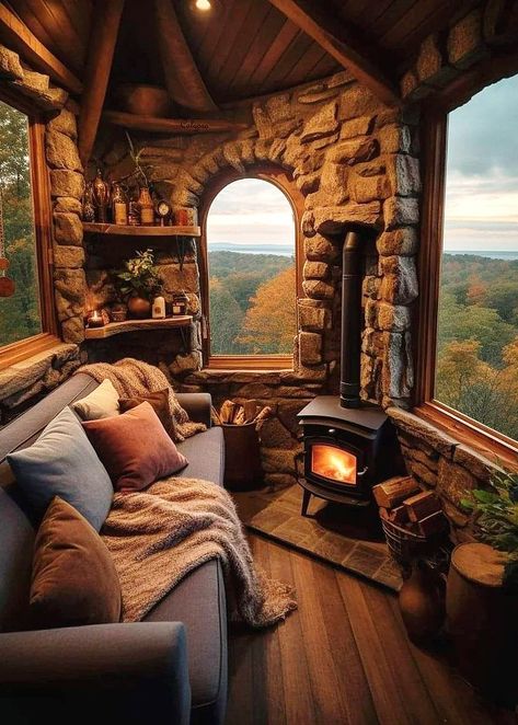 Cosy Places, Bedroom Remodel Ideas, Rustic Master, Log Houses, Dream Bedrooms, Rustic Bedroom Decor, Bedroom Remodel, Rustic Home Design, Log Cabin Homes