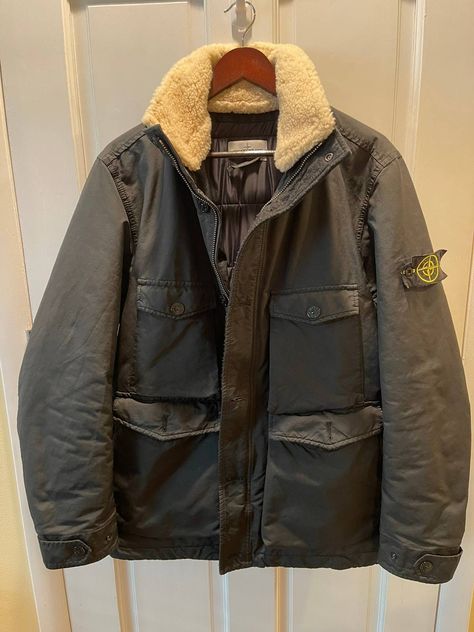 Island Man, Stone Island, Mens Outerwear, Insulation, Military Jacket, Parka, The Incredibles, Stone, Clothes