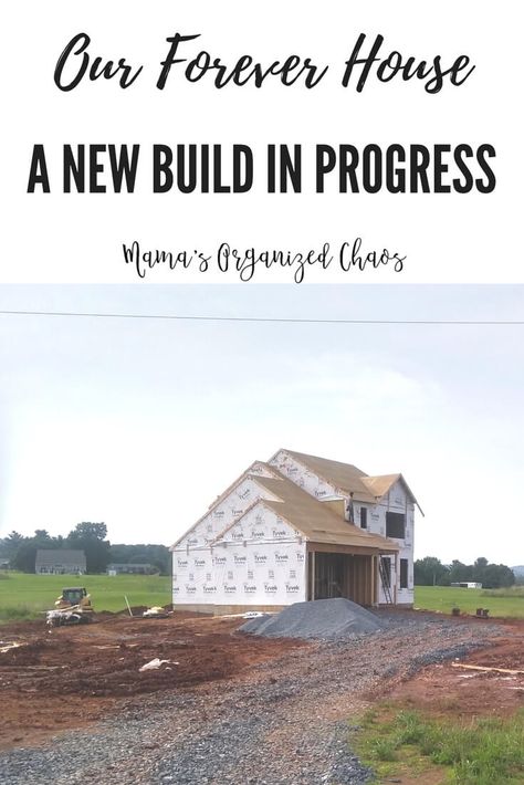 Our Forever House in Progress- A New Build | Mama's Organized Chaos  We are building a house! I am so excited to share our color choices, more about the process, and how we are feeling. This mama is super excited!    #house #newbuild #buildingahouse #home #foreverhome #findingtheperfecthouse Oh Joy, Our First Home, Organized Chaos, New Build, Super Excited, New Builds, First Home, A House, My Husband