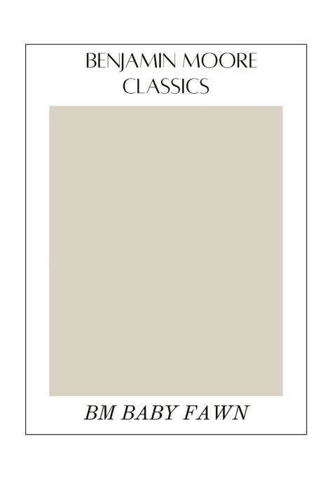 Exploring the Timeless Appeal of Benjamin Moore's Baby Fawn - Bm Baby Fawn Paint, Baby Fawn Paint Color, Baby Fawn Benjamin Moore, Bm Baby Fawn, Art Deco Waterfall Dresser, Popular Neutral Paint Colors, Inexpensive Artwork, Perfect Grey Paint Color, Build A Headboard