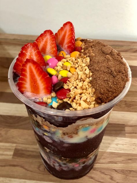 Açaí Aesthetic, Food Hub, Animals Care, Acai Berry, I Love Food, Love Food, Acai Bowl, Food And Drink, Ice Cream