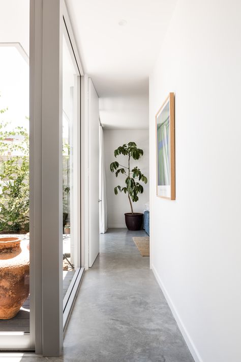 Internal — APCG - Polished Concrete Concrete Floors Living Room, Concrete Floors In House, Concrete Interiors, Let There Be Light, Concrete Floor, Polished Concrete, Flooring Options, House Flooring, Floor Design