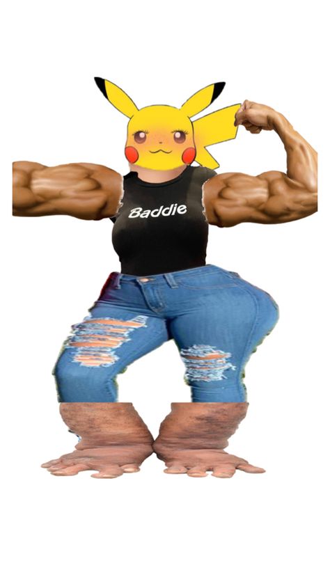 This is a baddie pikachu Pikachu