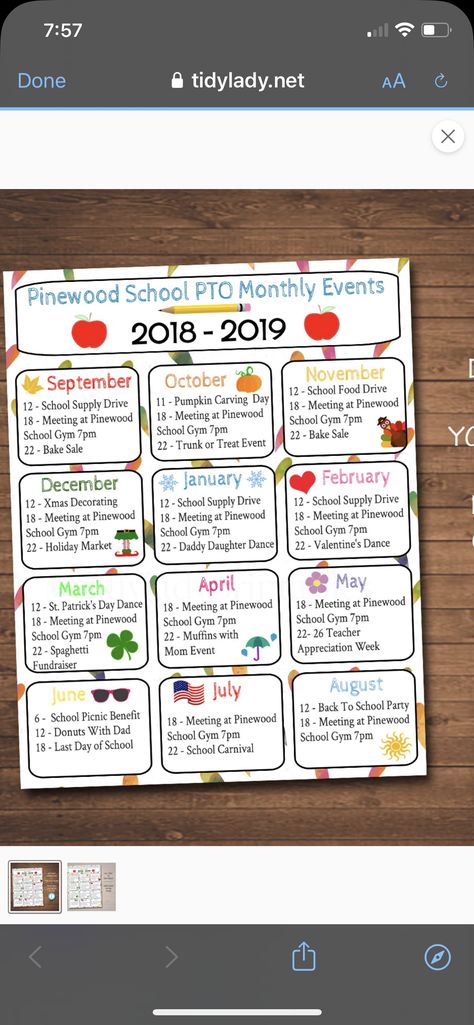 Pto Spring Events, After School Program Director, School Pto Fundraising Ideas, Pta Back To School Ideas, September Pto Ideas, Back To School Pto Table, Pie A Teacher Fundraiser, Pta Table Display Open House, Daycare Event Ideas