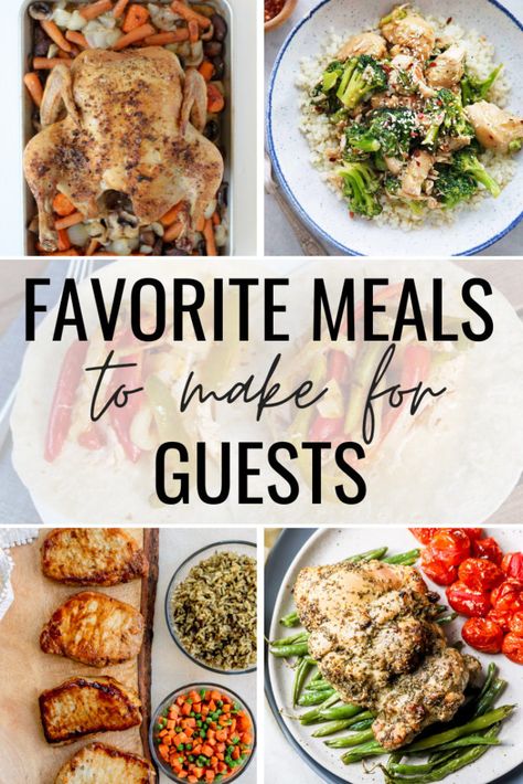 Meals I Make When We Have Guests In Town - Peanut Butter Fingers Dinner Ideas For Guests, Lunch Ideas For Guests, Best Chicken Marinade, Marinated Pork Chops, Peanut Butter Fingers, Butter Fingers, Paleo Cookbook, Indian Dinner, Meals To Make