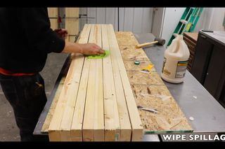 2 X 4 Table Top : 5 Steps (with Pictures) - Instructables 2x4 Table Top, 2x4 Table, Cedar Table, Diy Dinner, Dowel Jig, Butcher Block Oil, Diy Table Top, Oak Table Top, Metal Workers