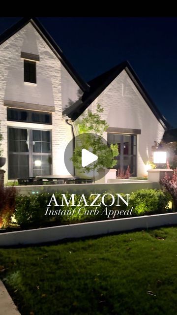 Broadmoor House, Boost Curb Appeal, Stair Lights, Solar Fountain, Amazon Storefront, Door Ideas, Amazon Home, Exterior Lighting, The Amazon