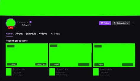 Pinterest Template Green Screen, Twitch Account Template, Social Media Template Shifting, Zoom Call Template, Twitch Overlay Templates, Dr Template, Twitch Streamer Aesthetic, Header Template, Frame Edit