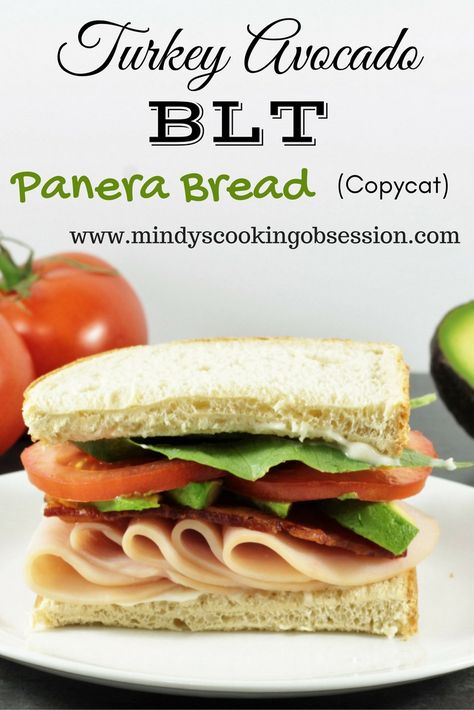 Want to make a Panera Turkey Avocado BLT at home? This copycat recipe tastes just like the one you get in the restaurant, but will save you money. Panera Recipes, Restaurant Classic, Turkey Avocado, Avocado Blt, Bacon Lettuce Tomato, Copycat Panera, Avocado Health Benefits, Deli Turkey, Bacon Avocado