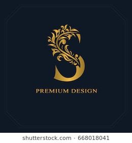 Gold Elegant letter S. Graceful style. Calligraphic beautiful logo. Vintage drawn emblem for book design, brand name, business card, Restaurant, Boutique, Hotel. Vector illustration S Logo Design Letter Gold, S Name Logo Design, Letter S Logo Design Creative, S Name Logo, Letter S Logo, Graceful Style, S Logo Design, Logo Sketches, Beautiful Logo