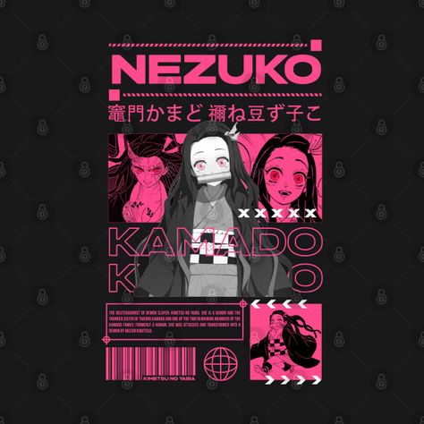 Nezuko Design, Anime Tshirt, Anime Tees, Nezuko Kamado, Iphone Homescreen Wallpaper, Graphic Tshirt Design, Tshirt Art, Abstract Poster, La Face