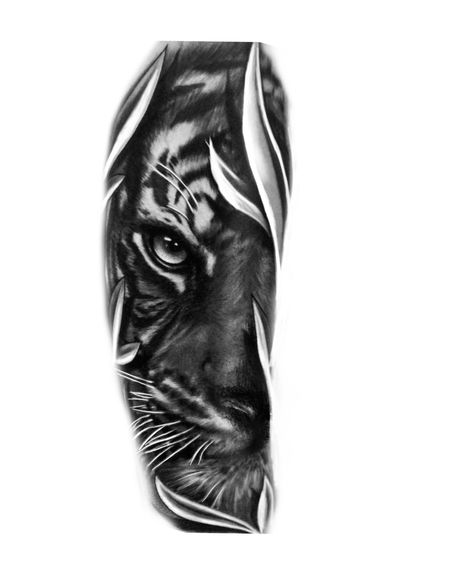 Tiger And Angel Tattoo, White Tiger Forearm Tattoo, Eyes Tattoo Sleeve, Animal Eyes Tattoo, Tigres Tattoo, Tato Realis, Tiger Eyes Tattoo, Mangas Tattoo, Tiger Tattoo Sleeve