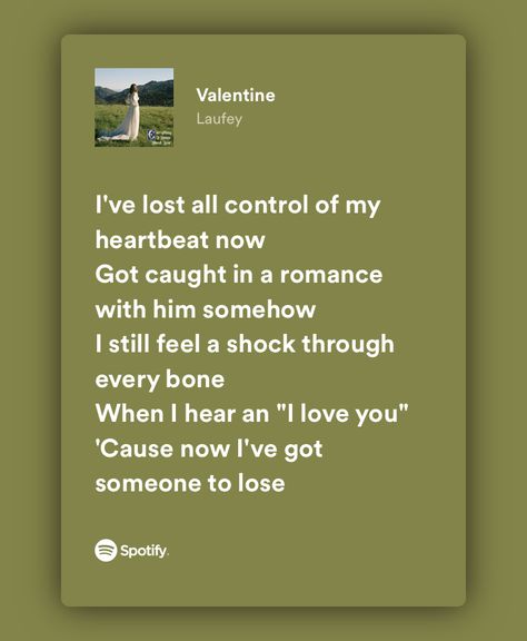 Valentine Laufey, Laufey Spotify, Laufey Lyrics, Valentine Lyrics, Spotify Lyrics, My Favorite Music, Lyric Quotes, Journal Ideas, I Love Him