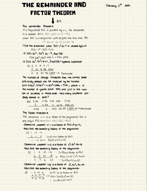 The remainder and factor theorem notes Factor Theorem, Remainder Theorem, Math Notes, School Tips, Math Tricks, School Hacks, Animal Drawings, Meant To Be, Science