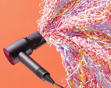 Jen Atkin Says This Dyson Hair Dryer Will Blow You Away Hair Dryer Product Photography, Hair Dryer Photography, Tech Exhibition, Bar Video, Long Thick Curly Hair, Dyson Hair, Jen Atkin, Dyson Hair Dryer, Shooting Ideas