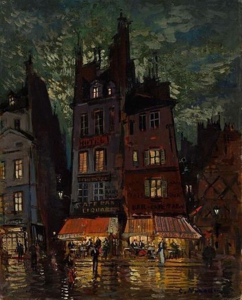 Art Infinitus on Instagram: “Konstantin Korovin Nightlife on the Rue Venis, Paris 1932 #konstantinkorovin #russian #impressionist #night #fineart #arthistory #dailyart…” Paris Painting, Wow Art, Ethereal Art, Painting Reproductions, Old Art, Art Moderne, Pretty Art, Impressionism, Classic Art