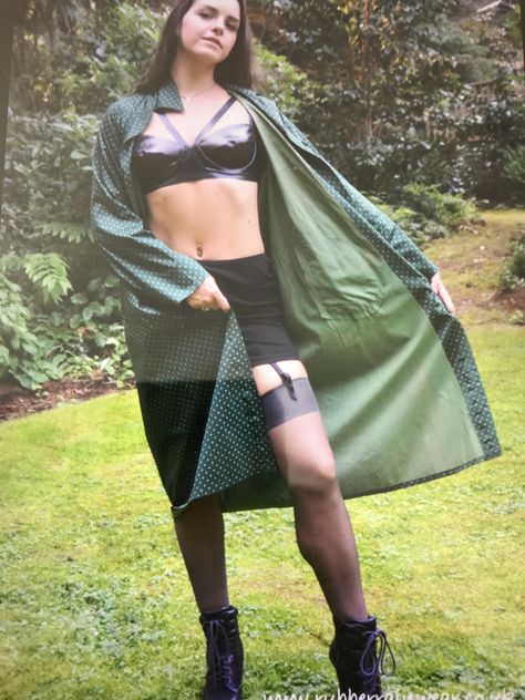 Mackintosh Raincoat, Carol Kirkwood, Plastic Mac, Rubber Raincoats, Rainwear Fashion, Plastic Raincoat, Raincoats For Women, Rubber Boots, Rain Wear