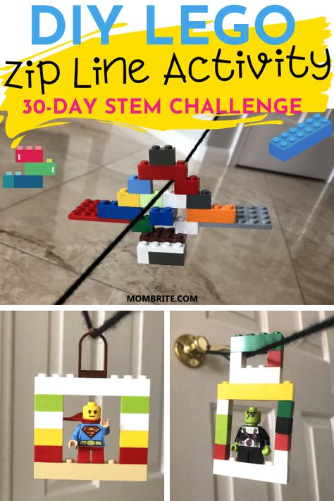 Lego Fun Ideas, Lego Experiments, Lego Ideas To Build, Lego Stem Activities, Lego Stem, Lego Camp, Lego Challenge, Diy Lego, Lego Club