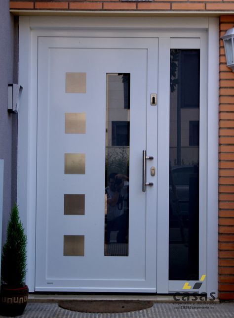 Aluminium Door Design, Custom Entry Doors, Modern Entry Door, Modern Entrance Door, Trendy Door, Contemporary Front Doors, Steel Door Design, Modern Entrance, Main Gate Design