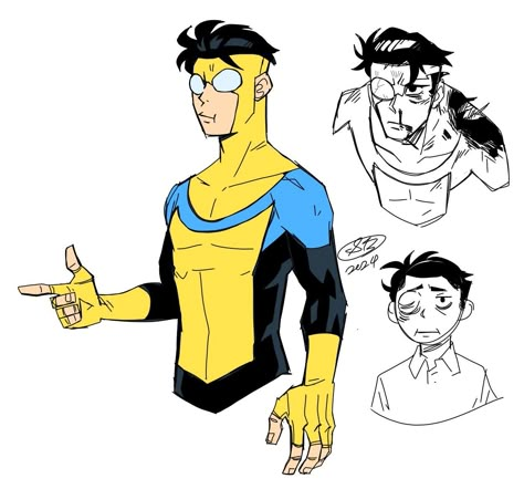 Spencer Blair, Invincible Mark Grayson, Invincible Mark, Marvel Rpg, Blair Art, Mark Grayson, Art Superhero, Invincible Comic, Spectacular Spider Man