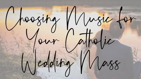 Music planning guide for your Catholic Wedding Catholic Wedding Songs, Gospel Reading, Catholic Wedding, Unity Candle, The Lords Prayer, Song List, Planning Guide, Wedding Music, Wedding Songs