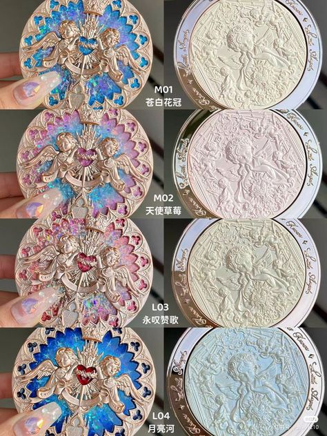 Chinese Douyin Makeup, Flower Knows Little Angel, Chinese Douyin, Angel Makeup, Too Faced Highlighter, Alat Makeup, Chinese Makeup, Flower Knows, Douyin Makeup