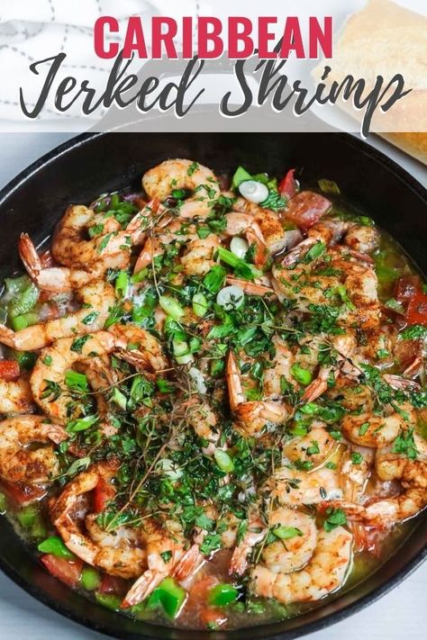 Bahama Breeze Jerk Shrimp, Bahamas Breeze Recipes Copycat, Jerk Southern Fried Cabbage With Shrimp, Caribbean Shrimp Recipes, Caribbean Seafood Recipes, Jerk Shrimp Recipe, Bahamas Recipes, Bahamas Food, Bahamian Food